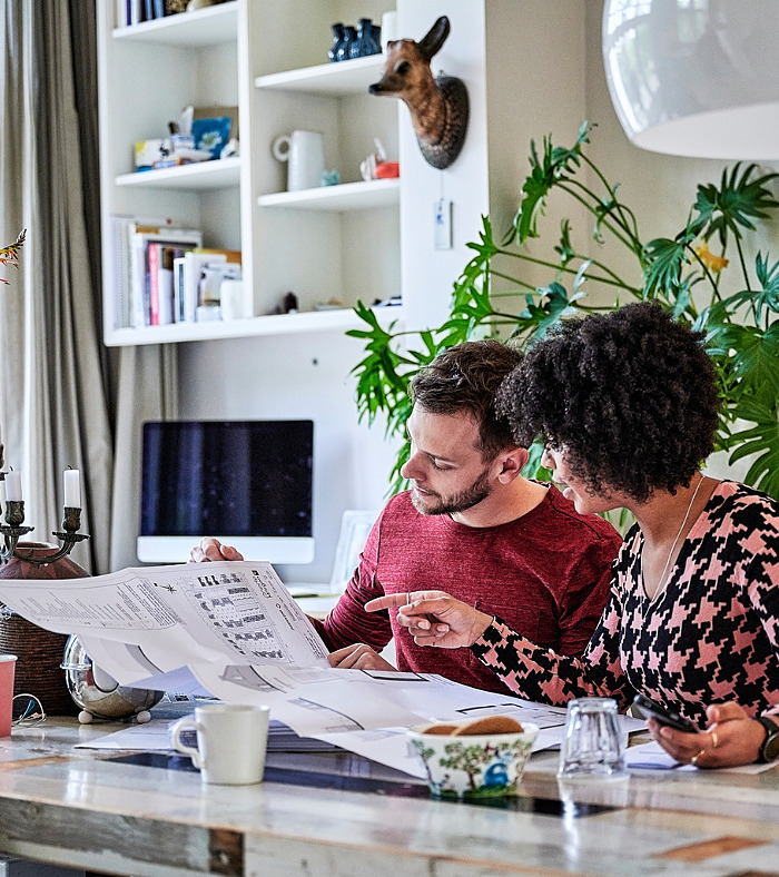 Gezin waarvan oudste kind (dochter) gaat samenwonen